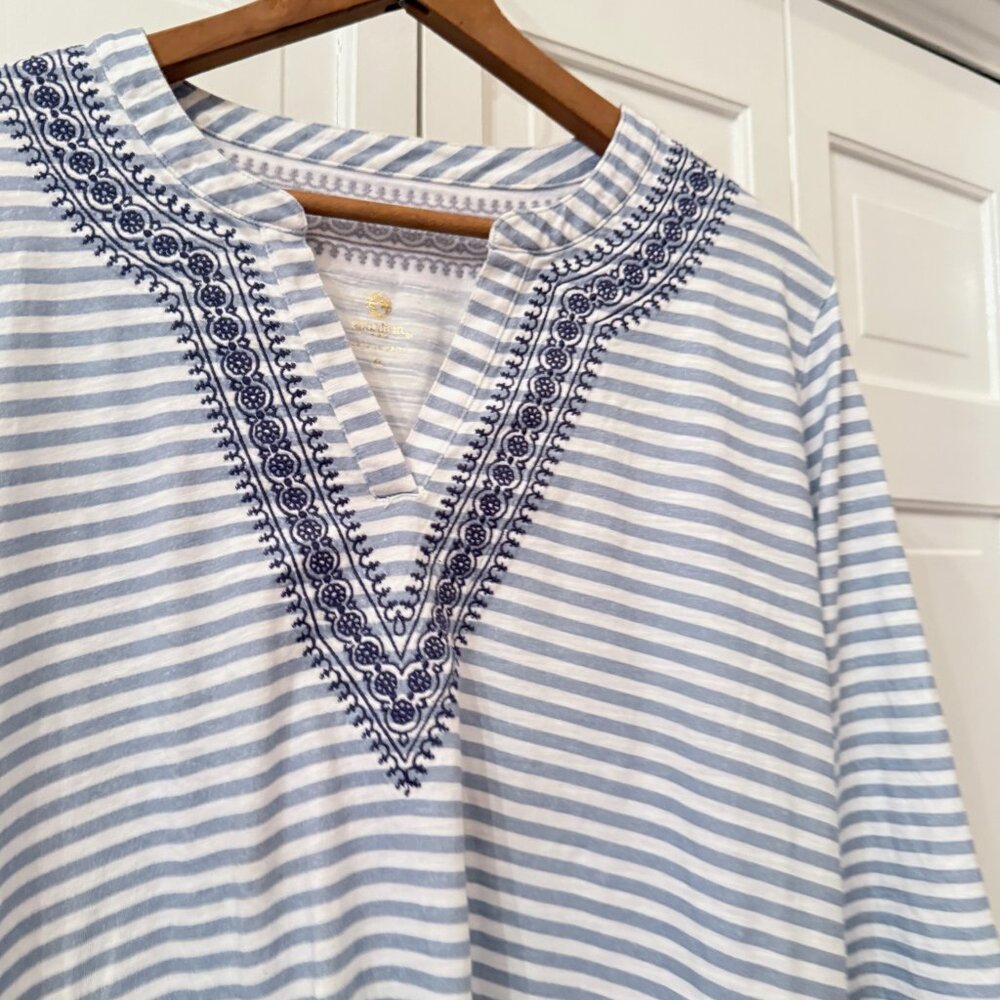 Spartina 449 Shelley Striped Tunic Top